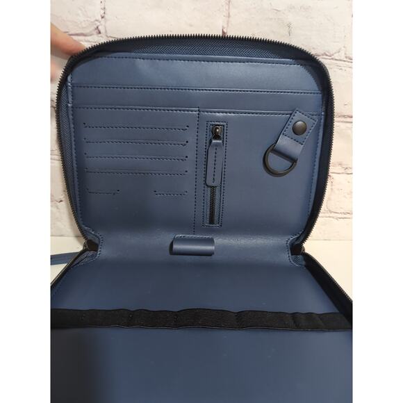 Monos Metro Classic Folio Kit in Oxford Blue Vegan Leather NWOT - Picture 12 of 13
